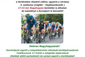 Tour de Hongrie Nagyhegyesen