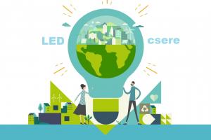 Led-csere ikon